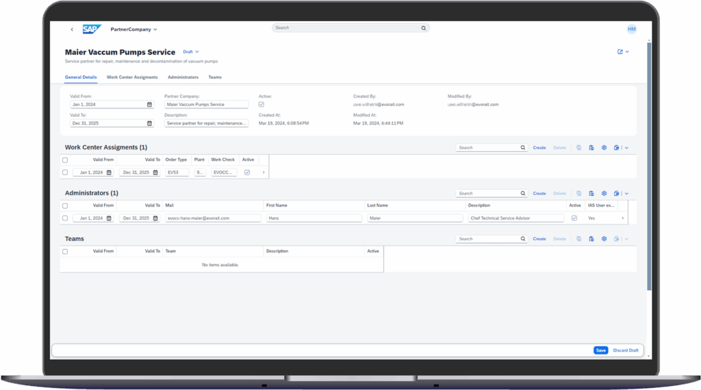 evora als SAP PM Alternative