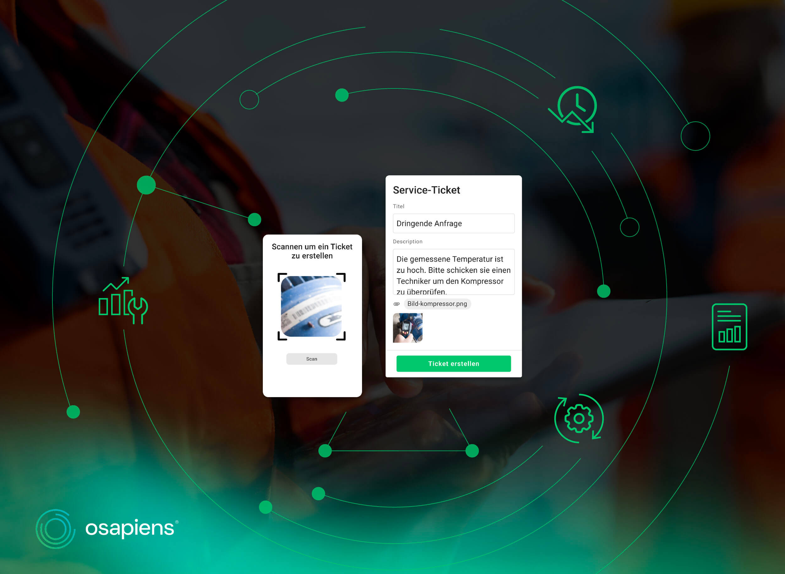 Mit The osapiens HUB ein effizientes Ticket System in der Instandhaltung nutzen