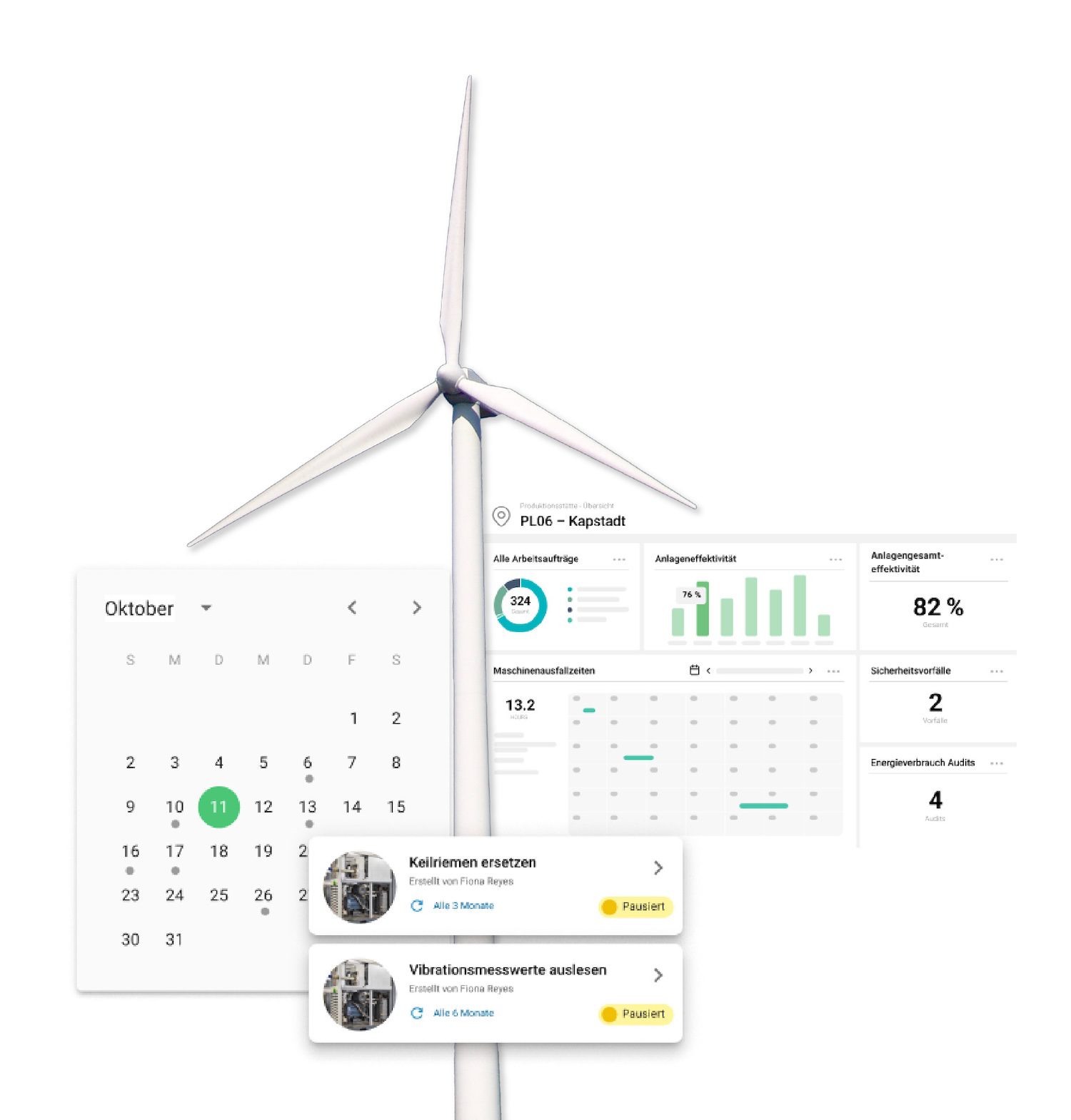 FSM Windanlage: Planung in der osapiens App