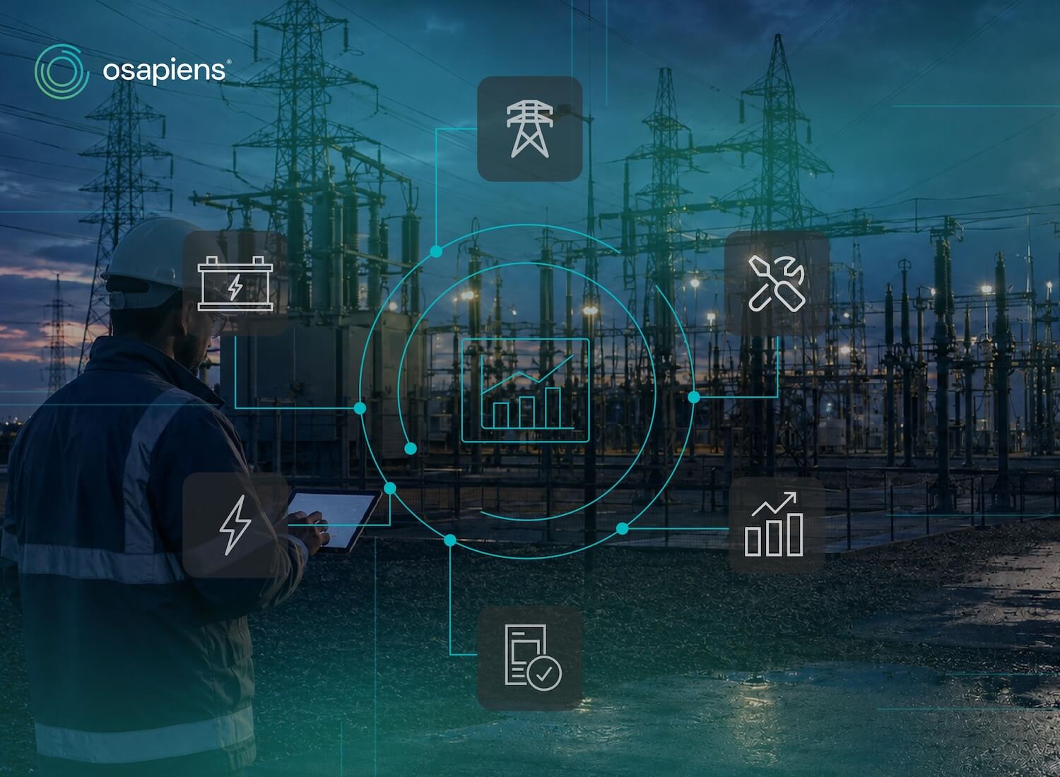 Instandhaltungssoftware für Energieversorger und Netzbetreiber: osapiens HUB for Maintenance schließt die mobile Lücke zwischen SAP-Backend und Techniker vor Ort