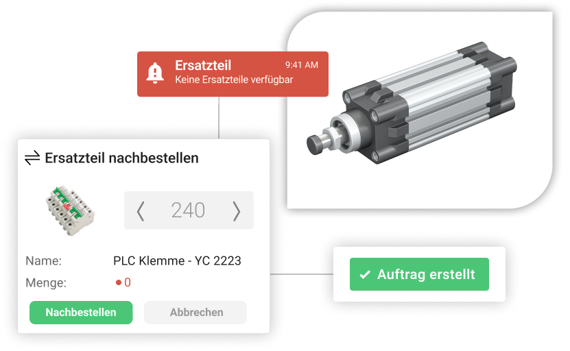Spare parts inventory osapiens