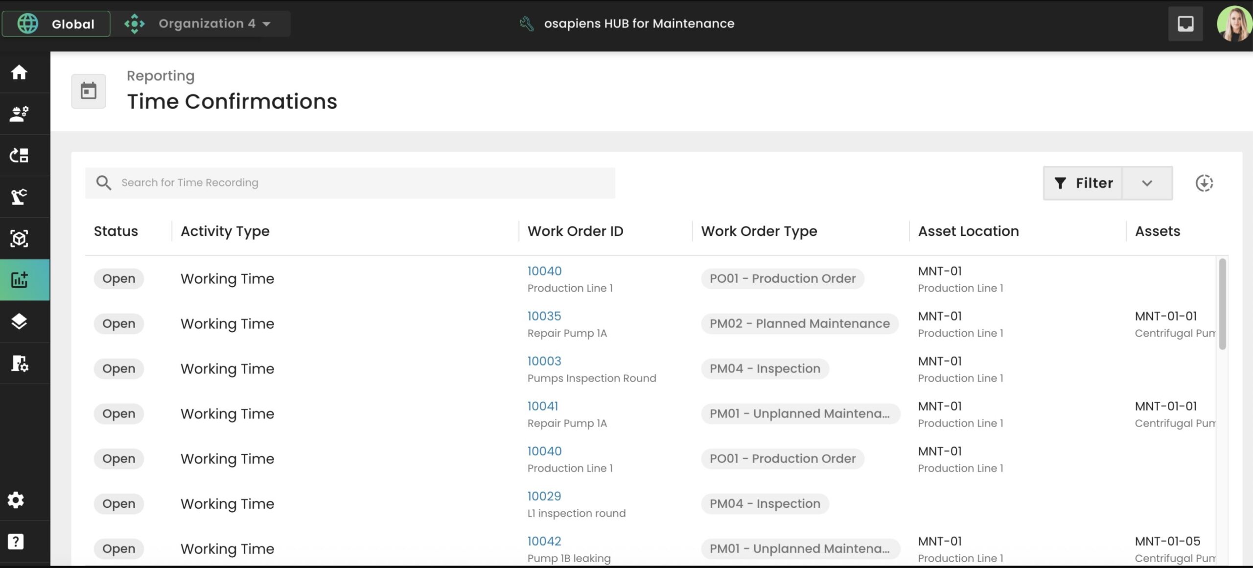 Osapiens reporting and analytics